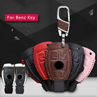 Leather Car Remote Key Case Fob Cover Holder for Mercedes Benz W203 C E Class