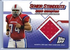 2006 Topps Draft Picks & Prospects Senior Standout Jersey - Eric Winston (Miami)
