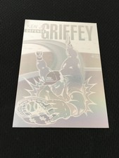 KEN GRIFFEY JR "HOLOGRAM SILVER DEFENSE 1992 ARENA LIMITED EDITION BASEBALL CARD