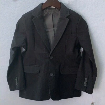 Tweed Black Blazer - Boys, Cat & Jack, Size 4 - Image 1 of 4