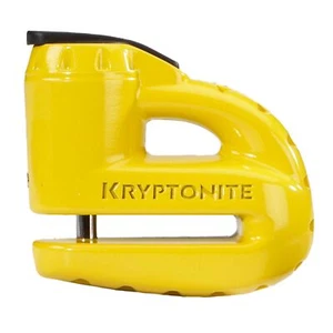 Kryptonite Keeper 000884 5-S2 Motorcycle Disc Brake Lock Yellow - Picture 1 of 5