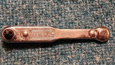 Vtg General Tool Flat Ratcheting Reversible Screwdriver 807-SX! Made in the USA! - Image 1 of 4