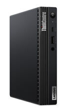 Lenovo ThinkCentre M70q (256GB SSD, Intel Core i3 10th Gen., 3.80 GHz, 8GB, Intel AX201 LAN Card, Stand) Ultra Small Form Factor PC - Black - 11DT005NAU