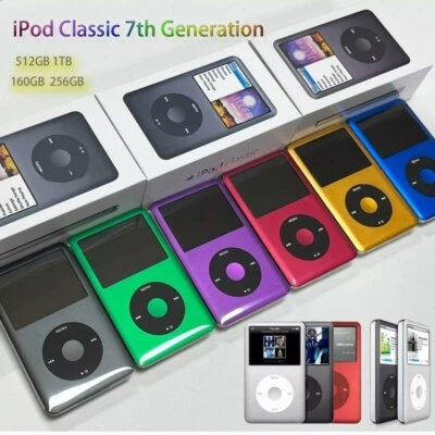 🍎NEW Apple iPod Classic 7th Gen 256GB 512GB 1TB 2TB SSD Flash Custom - Sealed ✅ - Image 1 of 4