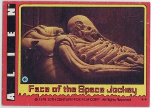 Alien Movie Trading Card #44 Face of the Space Jockey Topps 1979 - Picture 1 of 2