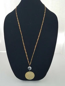 Lenora Dame Halskette mit gelbem Anhänger - Bild 1 von 5