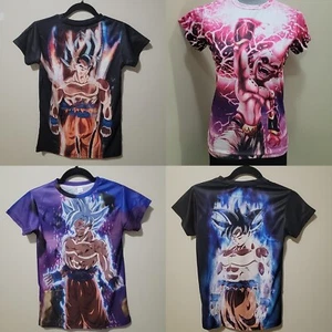 LOTS ( 4 ) NWOT KIDS ANIME SHIRT LOT DRAGON BALL Z SHIRT KIDS SELLING ALL 4 10+ - Picture 1 of 14