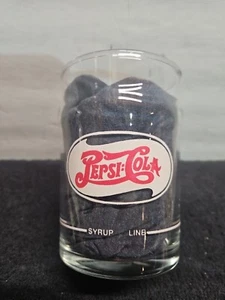 Vintage Pepsi Cola/Syrup Line Double Dot Fountain Glass Pre-owned - Picture 1 of 10