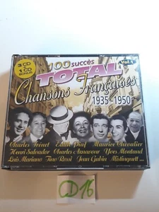 CD - 100 Succès total CHANSONS françaises  / COFFRET 4 CD 100 TITRES - Foto 1 di 4