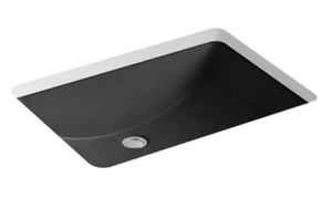 Kohler Ladena K-2215-7 Bathroom Sink - Black - Picture 1 of 2