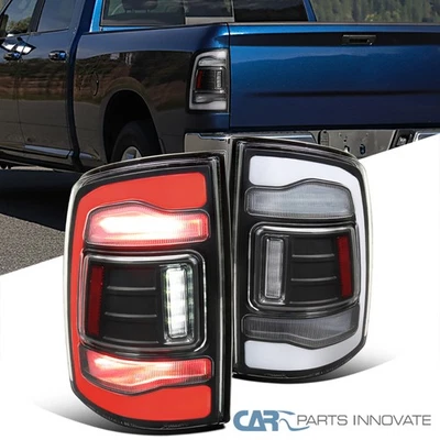 Black Fits 2009-2018 Dodge Ram 1500 2500 3500 LED Tail Lights Brake Lamps L+R - Image 1 of 4