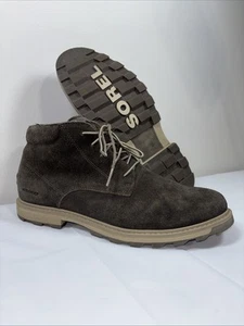 Sorel Mens Madson II Chukka Waterproof Boots Brown Suede Sz 10 NM3846-245 Comfor - Picture 1 of 20