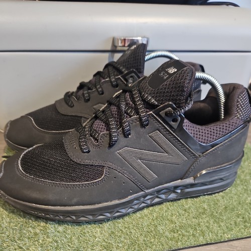 New Balance 574 Triple Black UK 5.5 mai indossato