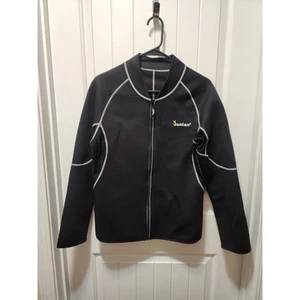 Junlan Men's L Black Neoprene Weight Loss Sauna Suit Workout Long Sleeve Shirt - Picture 1 of 6