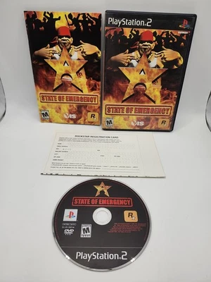State of Emergency - (Sony PlayStation 2, 2003) PS2 CIB con tarjeta regular probada como nueva  Foto 1 de 4