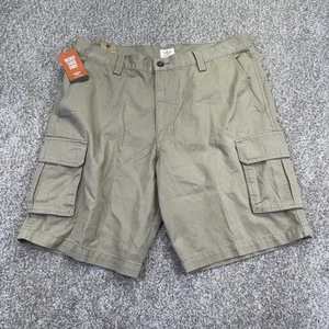NEU Dockers Cargoshorts Herren Größe 36 khaki beige flache Vorderseite - Bild 1 von 15
