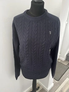Tottenham Hotspur Navy Blue  Sweater Spurs Mens Size S New With Tags - Picture 1 of 4