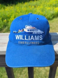 Renault Williams F1 Team Cap Official 90s Blue Cotton Adult Adjustable - Picture 1 of 12