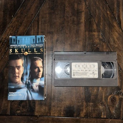 The Skulls (VHS, 2001) Horror, Paul Walker, Blockbuster rental- oop - Imagem 1 de 2
