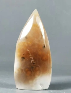 Round Eye 8th Vein Ocean Jasper Agate Quartz Freeform Standup Reiki Stone - Bild 1 von 8