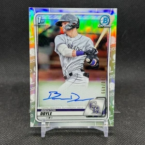 Bowman Chrome Refractor 1st Brenton Doyle 2020 automático CPA-BD 100/499, ¡limpio! - Imagen 1 de 3