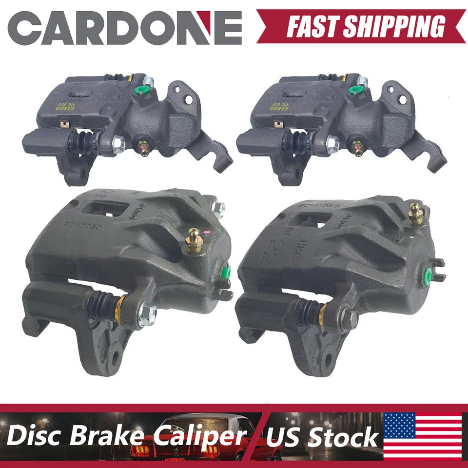 Комплект передних и задних тормозных суппортов с кронштейном для Hyundai Elantra 1999-2000 годов выпуска - Изображение 1 из 4