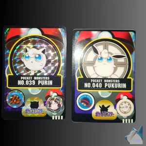 Sealdass Set Jigglypuff Pokemon Card Sticker Bandai Giapponese Vintage TCG Raro - Foto 1 di 5