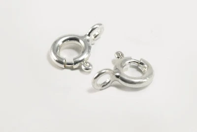 A Molla Chiusura 925 Argento Ø 5-8mm Chiusura a Molla Ketenverschluss, SS16 - Immagine 1 di 2