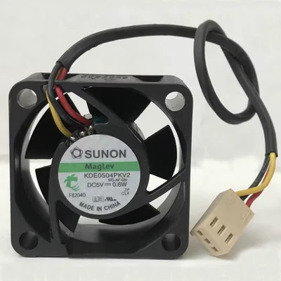 SUNON KDE0504PKV2 Cooling Fan DC5V 0.6W 3Pin 40*40*20MM 4CM - Image 1 of 4