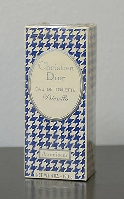 De colección Años 70-80 DIORELLA por CHRISTIAN DIOR Spray EDT 4 oz ~ 120 ml FÓRMULA ANTIGUA GRANDE Foto 1 de 4