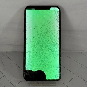 Cracked Screen LCD + Back Apple iPhone 11 Pro Max 64 GB Gold Unlocked #H704 - Picture 1 of 12