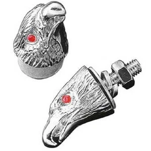 Schraube Kennzeichen Motorrad Chrom M6 Eaglehead Universal für Custom Bike - Bild 1 von 1