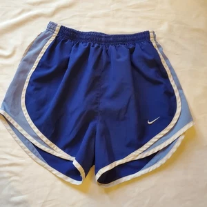 Pantaloncini sportivi Nike donna blu Dri Fit Tempo foderati con coulisse running taglia XS - Foto 1 di 5
