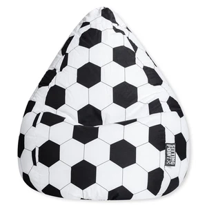 Sitzsack - schwarz-weiß - 90x70 cm - Bild 1 von 5