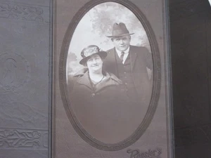 PORTRAIT, Black & White Mr. & Mrs. Don Morris 1948 @ Ressler photo's Cincinatti - Picture 1 of 6