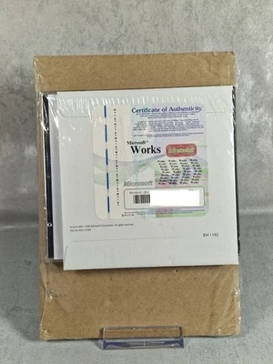 Microsoft Word 2000 + Works OEM Software NEU & SEALED mit COA OVP RAR Sammler - Bild 1 von 2