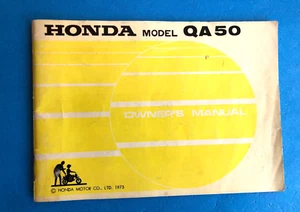 1973 HONDA  QA50 OWNERS MANUAL QA 50 - Bild 1 von 13