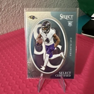 2023 Select Football Zay Flowers #CRO-ZFL RC Select Certified - Baltimore Ravens - Bild 1 von 2