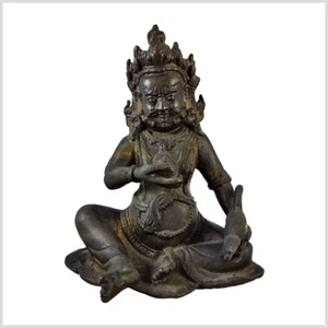 Antiguo Dzambhala (Kubera) 17cm 1,7kg - Antiguo Original de Nepal - Imagen 1 de 4
