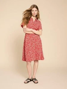 White Stuff Women's Ria Jersey Shirt Dress - Picture 1 of 22