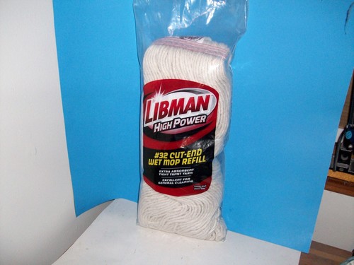 1 LIBMAN HIGH POWER #32 32 CUT END WET MOP REFILL 00976 | eBay