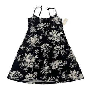 ***Abercrombie & Fitch*** Traveler Mini Dress, Black/White Floral size XL - Picture 1 of 12