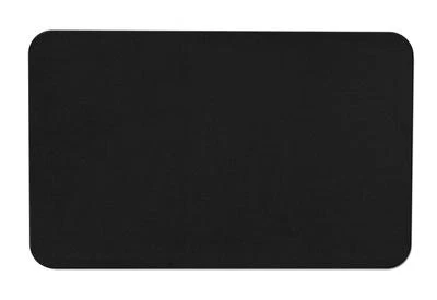 5 x 7 SKID-RESISTANT Area Rug Carpet Floor Mat BLACK - Image 1 of 4