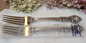 Dos horquillas de lugar de ley International PLATA MAESTRA 7 1/2" sin usar - Imagen 1 de 7