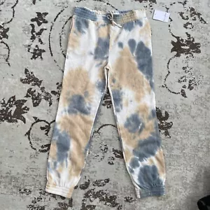 NWT Love Fire Multicolor Relaxed Jogger Pants Kids Youth Size XL Beige Blue, NWT - Picture 1 of 5