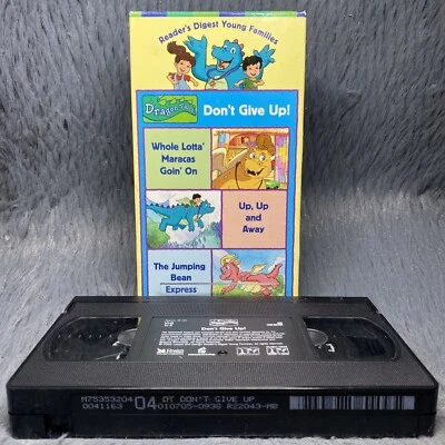 Dragon Tales Don’t Give Up! VHS Tape 2002 Readers Digest Young Families Kids - Image 1 of 4