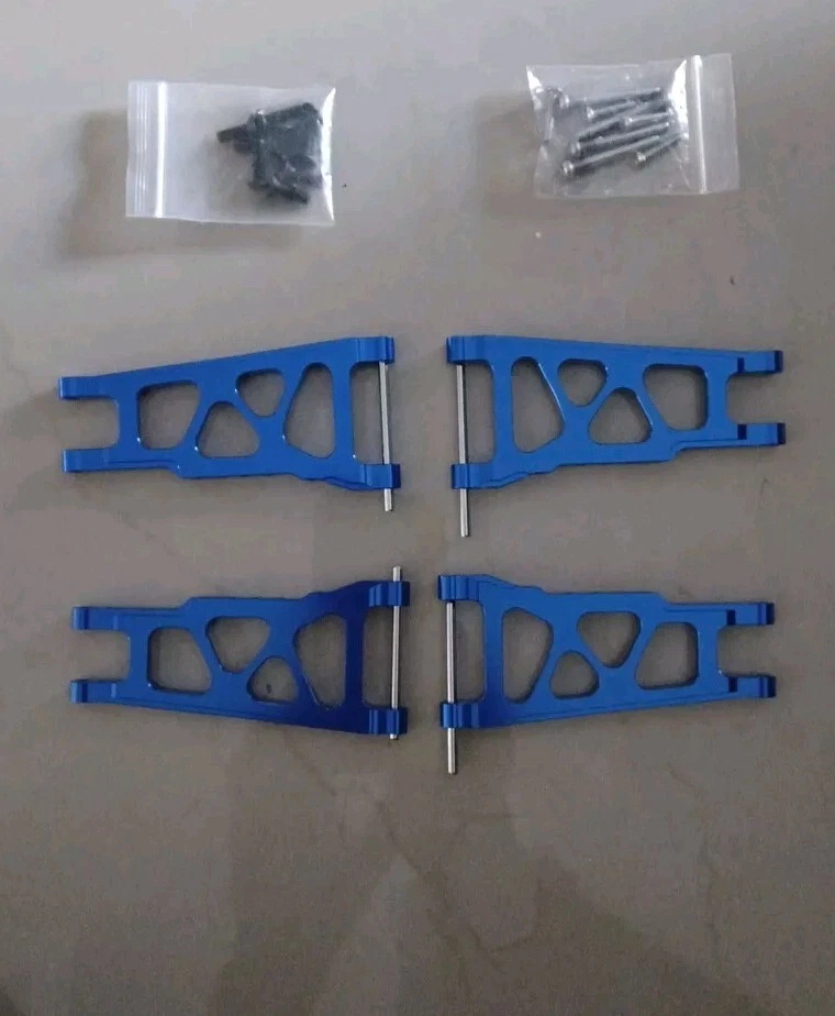 Brazo inferior delantero + trasero de aleación para Traxxas 1/10 Slash 4x4 Foto 1 de 4