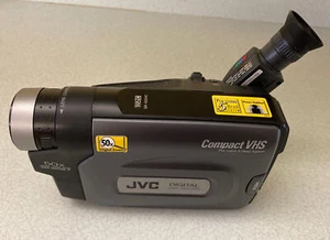 JVC Compact VHS VHS-C Camcorder Model GR-AX840U Not Working For Parts Only - Picture 1 of 9