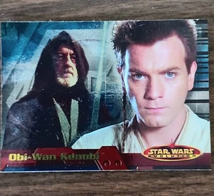 PROMO CARD: STAR WARS EVOLUTION 2001 (Topps 2001) #P2 Obi-Wan Kenobi - Picture 1 of 4