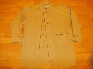 Khaki long sleeve cotton jacket Light Brown long sleeve cotton jacket coat M NEW - Picture 1 of 5